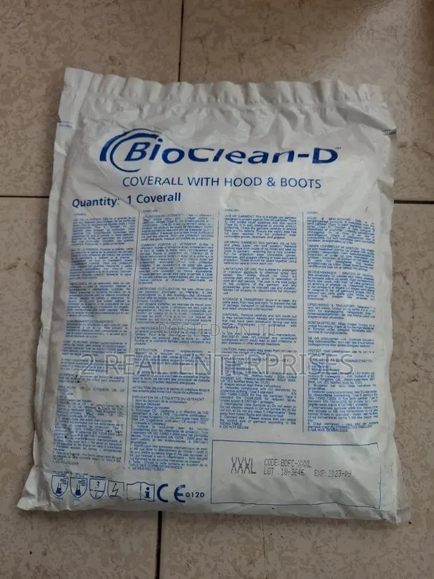 BioClean-D Non-Sterile Coverall With Hood & Integrated Boots · Photo 1