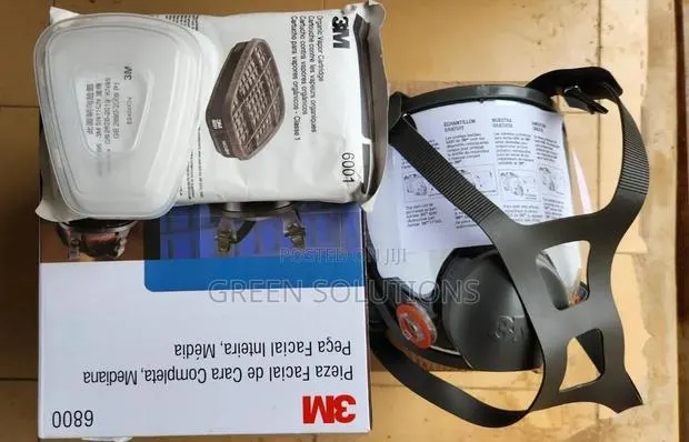 Original 3m Full Face Mask With Organic Vapor Cartridge (6001) · Photo 1