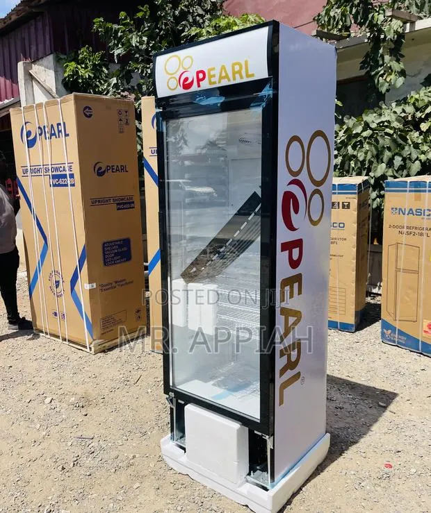 Fresh in Box Pearl PVC 352 Single Door Beverage Cooler. · Photo 1