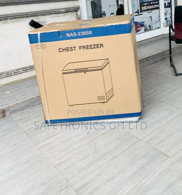 Just Grab New Nasco 195l Nas-230sk Chest Freezer Silver · Photo 1