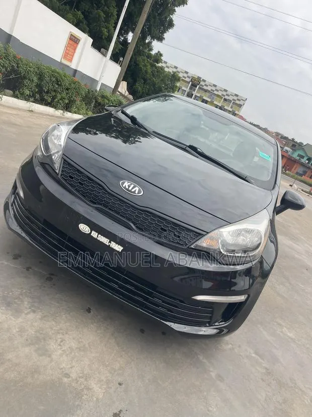 Kia Rio LX 4dr Sedan (1.6L 4cyl 6M) 2017 Black · Photo 1