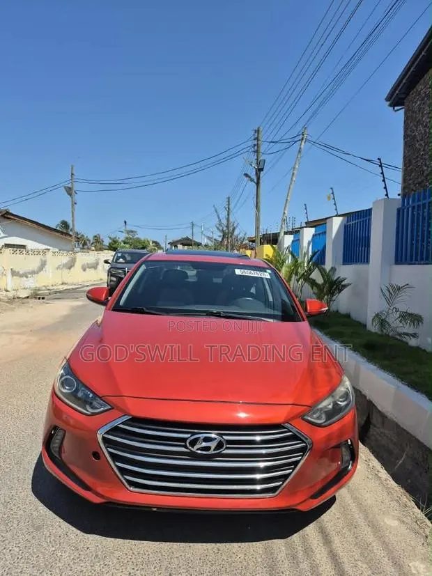 Hyundai Elantra Limited Sedan FWD (2.0L 4cyl 6A) 2017 Orange · Photo 1