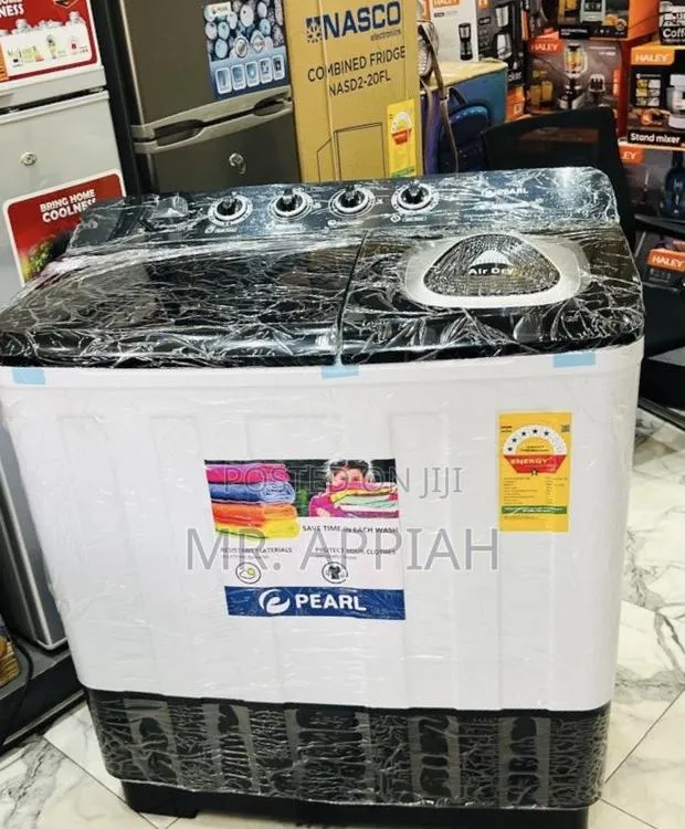 Get Affordable Pearl 12kg Twin Tub Washing Machine(Spin Dry) White · Photo 1