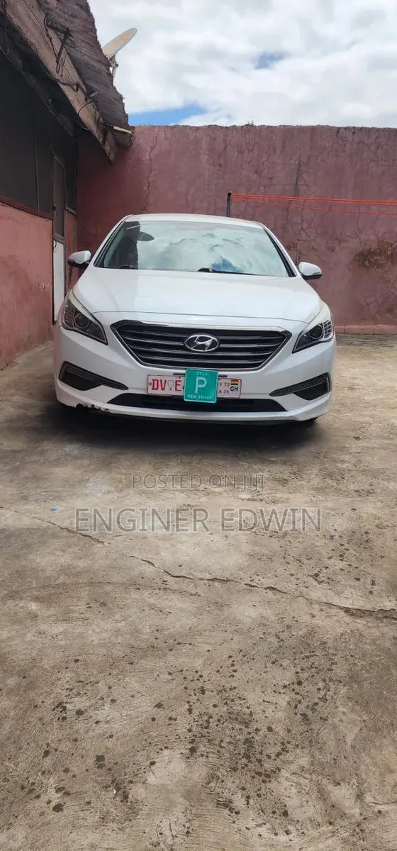 Hyundai Sonata Eco 4dr Sedan (1.6L 4cyl Turbo 7AM) 2015 White · Photo 1