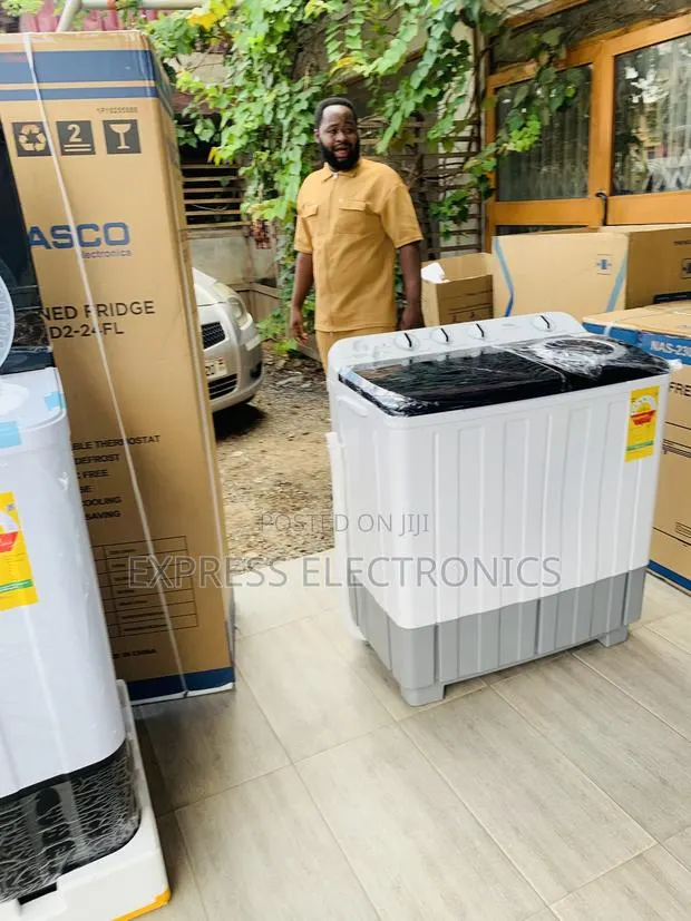 Lovely New White TCL Semi Automatic 10.5kg Topload Twintub · Photo 1
