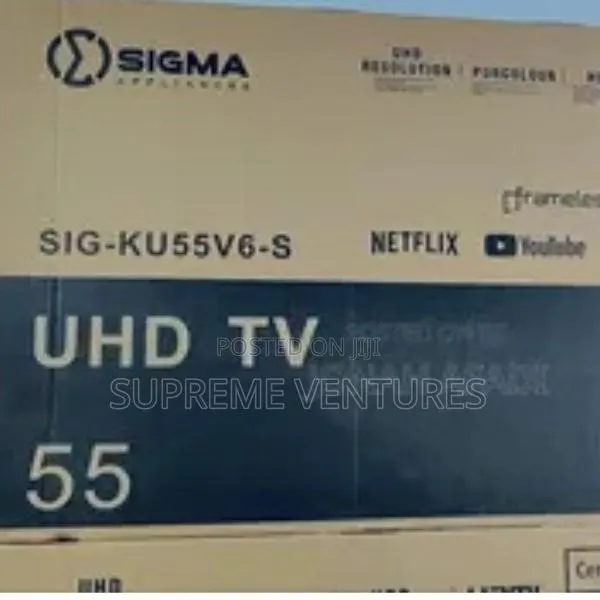 Sigma 55" Uhd Smart Tv – Big Screen, Brilliant Clarity! · Photo 1