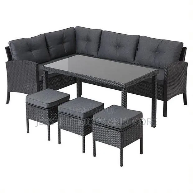 Outdoor Dining Set 5 Piece(Black) · Photo 1
