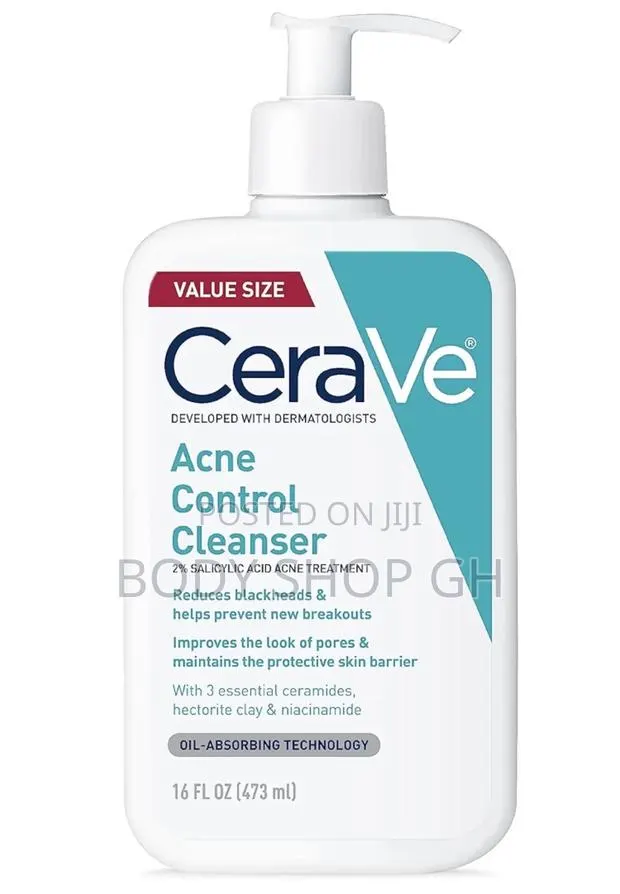 Cerave Acne Control Cleanser, 2% Salicylic Acid With Niacinamide · Photo 1