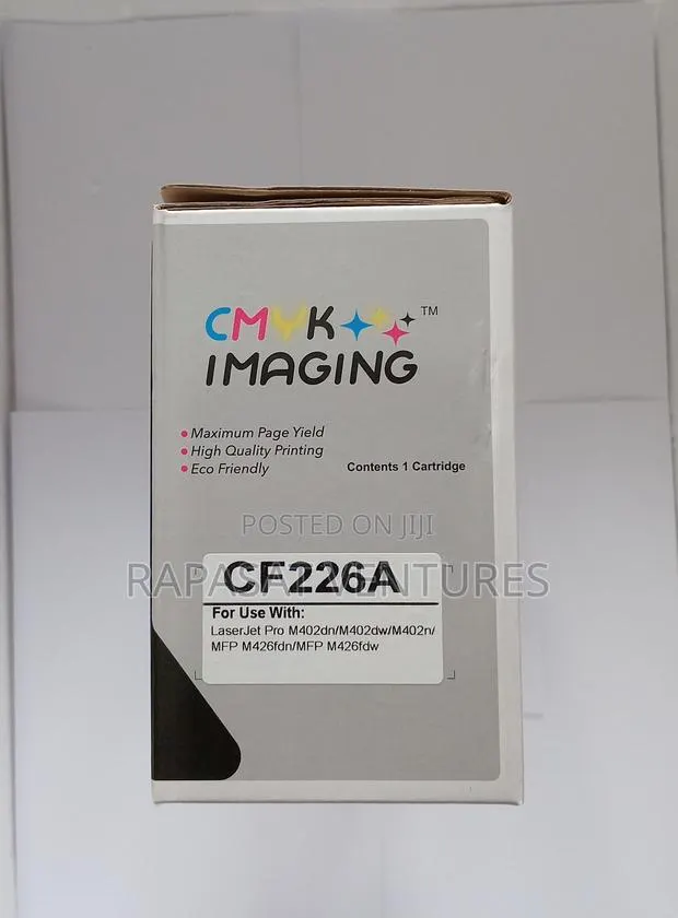 Cmyk 26A Black Toner Cartridge (CF226A) · Photo 1