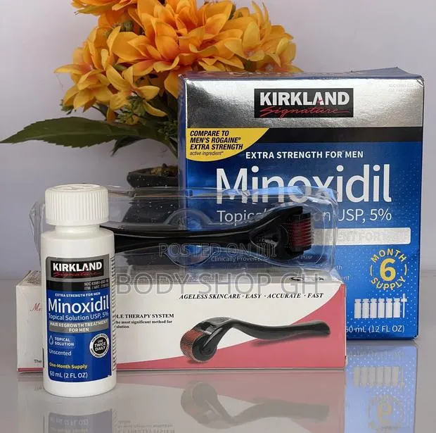 Kirkland + Derma Roller / Kirkland Minoxidil -Beard and Hair · Photo 1