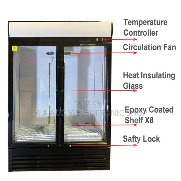 Pearl 568 Litres Fridge With Plain Transparent Glass · Photo 1