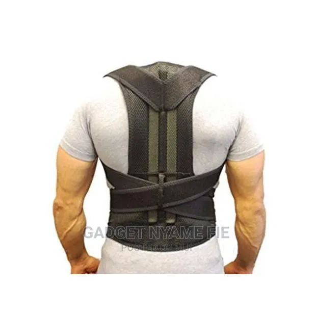 Adjustable Posture Back Support Belt -Black · Photo 1