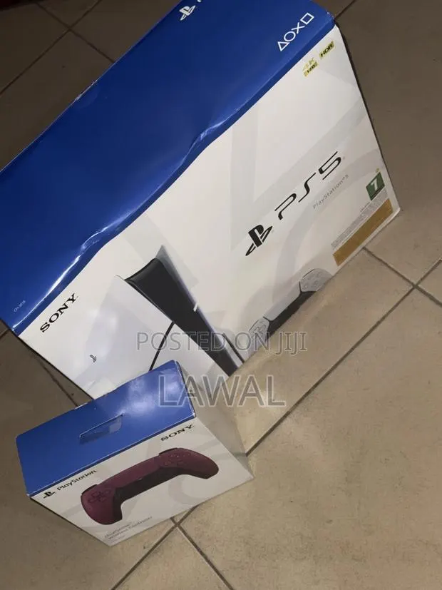 PlayStation 5 Slim Disc Version. Comes With Two New Controllers · Photo 1