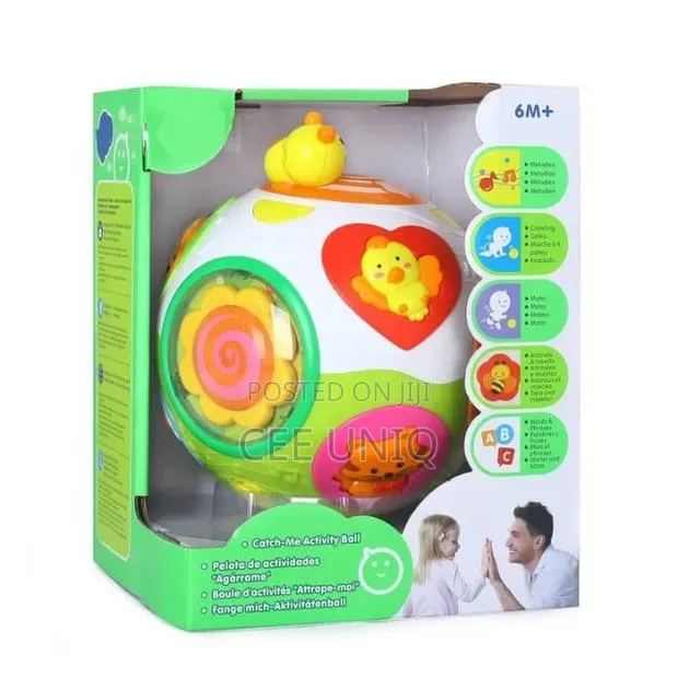Interactive Crawling Ball for Babies With Light and Sound · Photo 1
