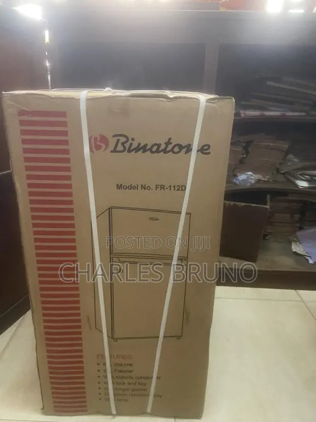 Binatone Double Door Table Top Fridge · Photo 1