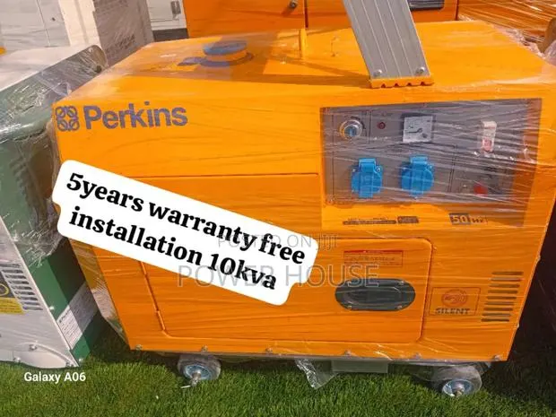 Platinum Relay Perkins Diesel Plant Generator 10kv · Photo 1