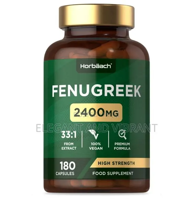 Fenugreek 2400 Mg | 180 Capsules · Photo 1