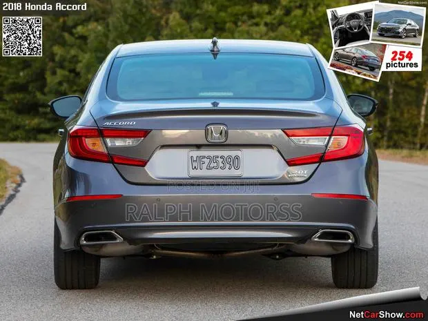 Honda Accord 2018-2020 Taillight and Bootlight Set · Photo 1