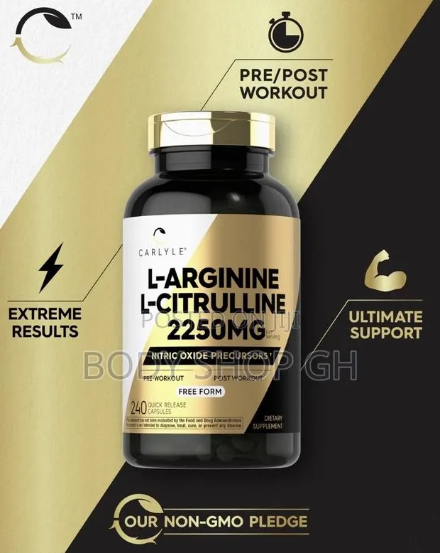 240 Rapid Release Nitric Oxide Capsules With L-Arginine + L-Citrulline · Photo 1