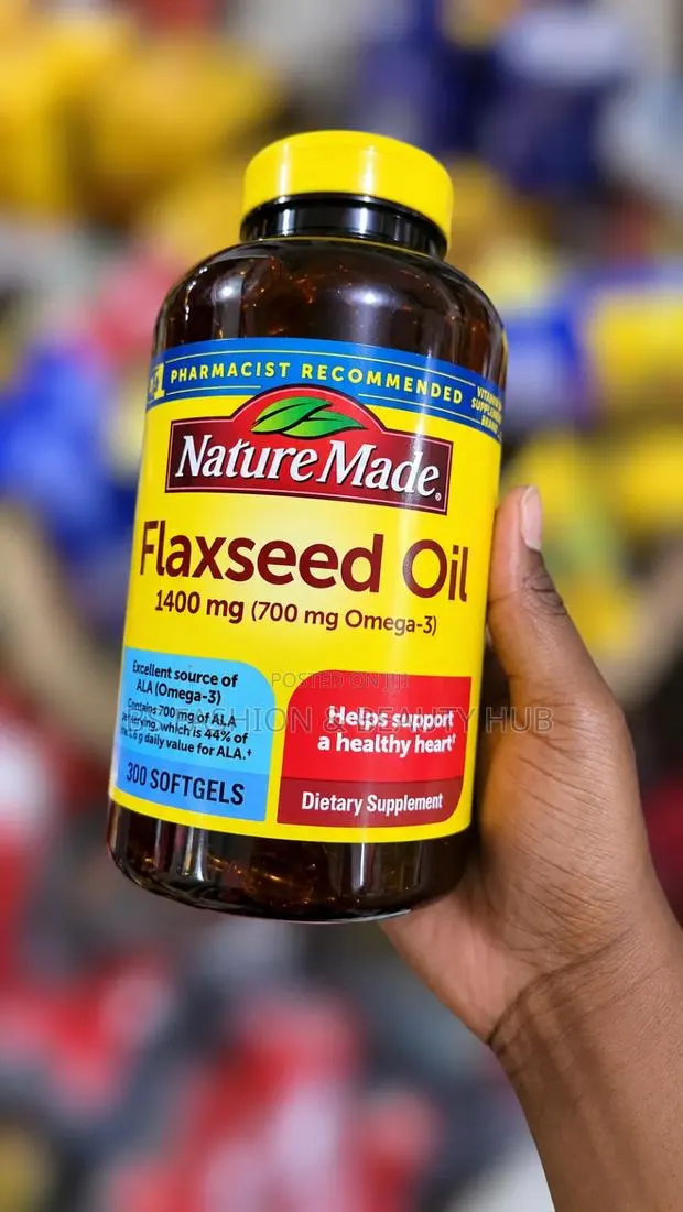 Flaxseed Oil` Softgels,1400mg · Photo 1