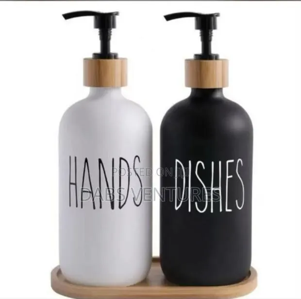 Soap Dispenser for Hand and Dish With Holder · Photo 1
