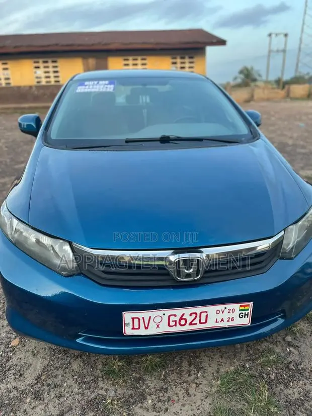 Honda Civic EX Sedan 2012 Blue · Photo 1