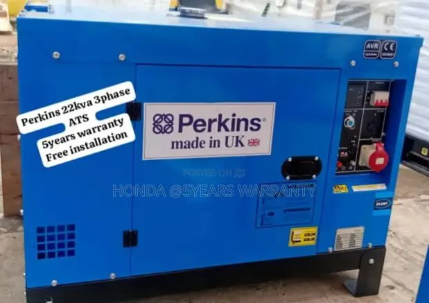 Green Power Solutions Perkins Generator 22kva 3phase Ats · Photo 1