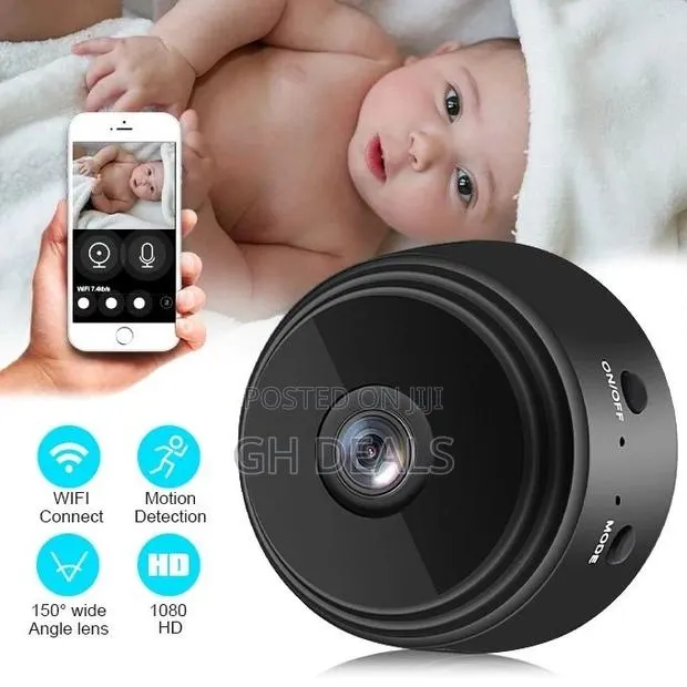 Mini Wireless Hidden Camera Wifi Remote Security Cameras · Photo 1