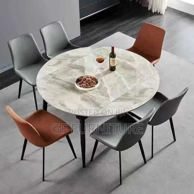 Sintered Stone Dining Set With 6 Chairs · Photo 1