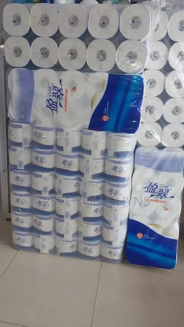 Blue Toilet Tissue Roll 10rolls by 6packs · Photo 1