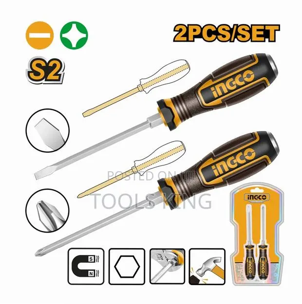 2 PCS Gothrough Screwdriver - Hgtst0208 · Photo 1