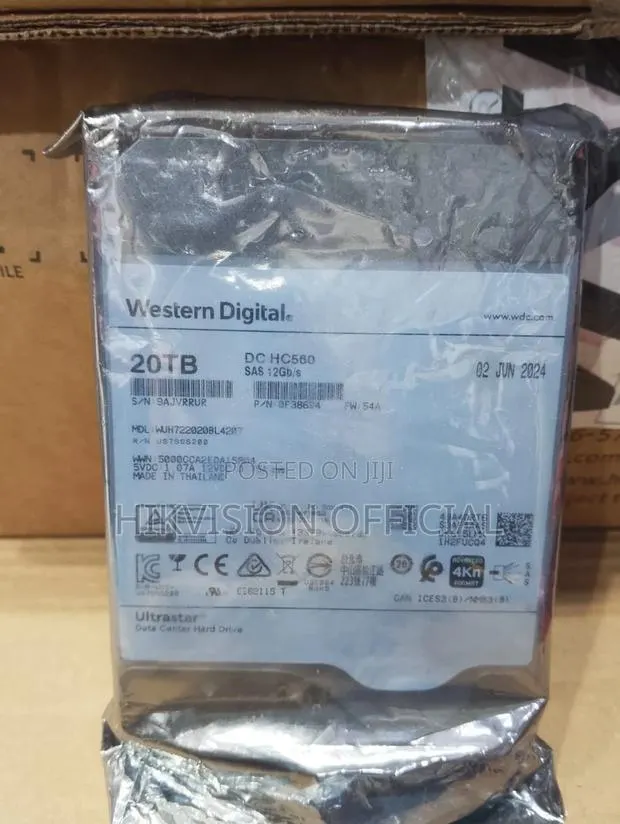 Hardrive 20tb-Wd for DVR and NVR · Photo 1