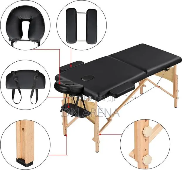 3 Section Wooden Massage / Lash Bed Foldable · Photo 2