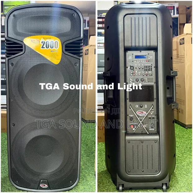 GLS Pc215d 2x15 Inches Rechargeable Active Loudspeaker · Photo 1