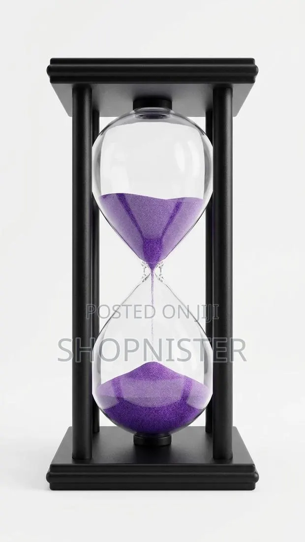 Luxury 30-Minute Purple Sand Hourglass · Photo 1