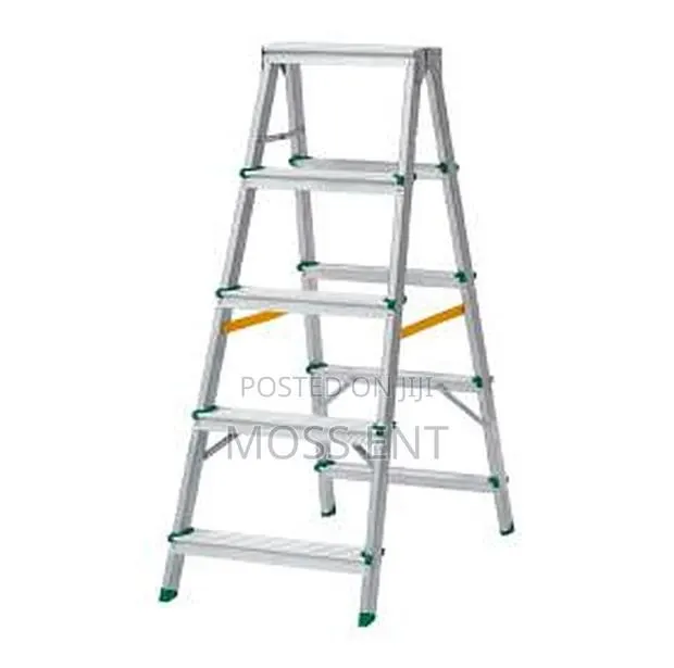 Ferral Duplo 4 Ladder 3+1 (X2) Steps Aluminium - Fer-02254 · Photo 1