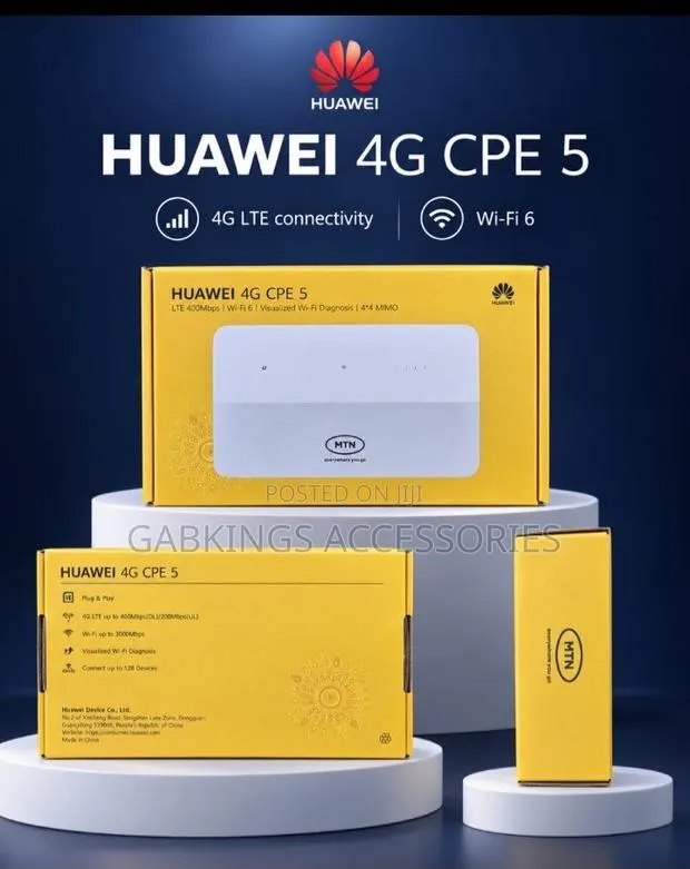 Brand New Huawei MTN Universal Cpe -Wifi Turbonet Yellowbiz Router · Photo 1