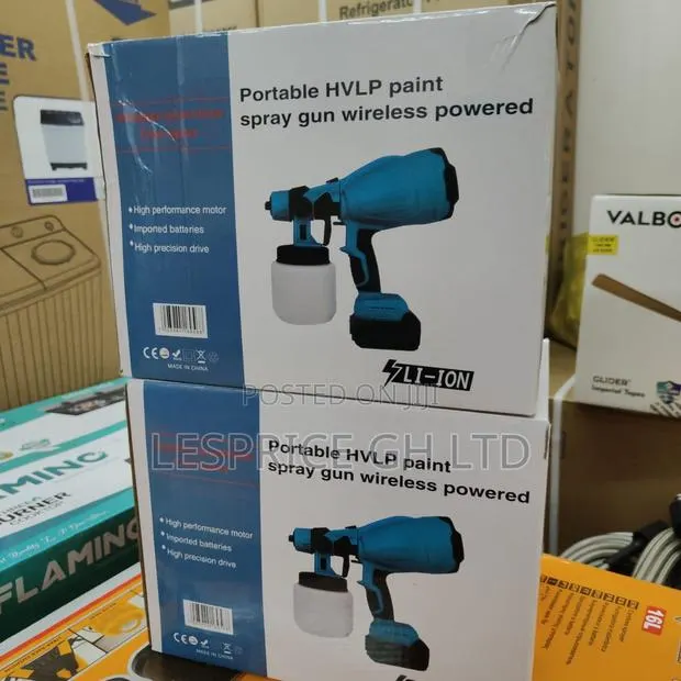Hugely Discounted Cordless 48v Paint Sprayer With Gun Lithium Battery · Photo 1
