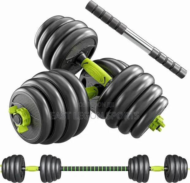 Dumbell 20 Kg With Barbell Dumbbell Weights · Photo 1