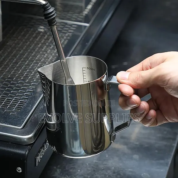 350ml 600ml Silver Milk Pitcher · Photo 1