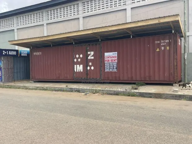 Spacious Container for Rent at Batsonaa Total Spintex · Photo 1