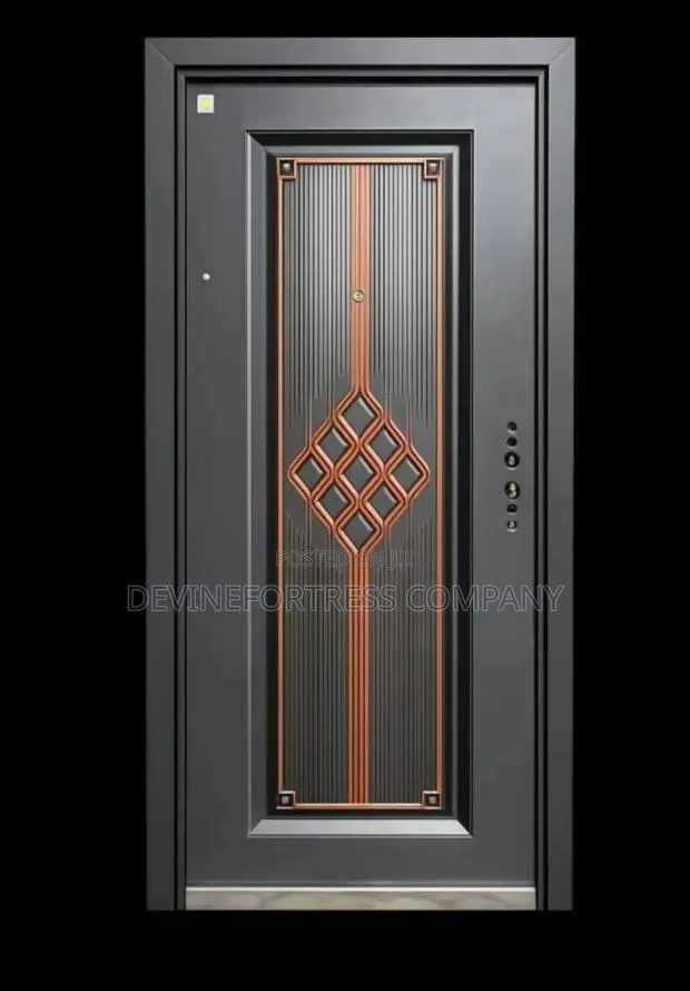 High Quality Anti Rust Single Door With Orange Color Design · Photo 1