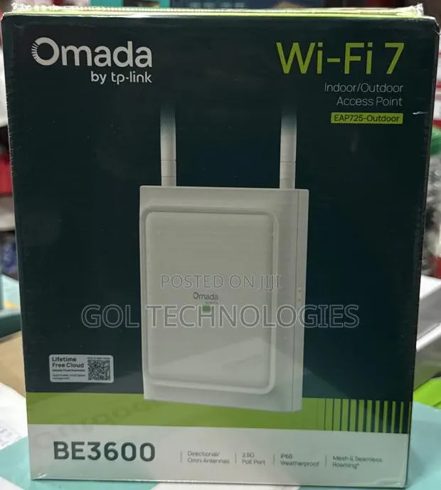 TP-Link Wifi 7 Indoor/Outdoor Access Point Eap725-Outdoor · Photo 1