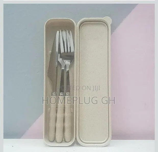 Student Cutlery Set With Holder · Photo 1