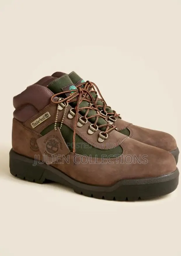 Timberland Field Boots Coffee Brown N Green · Photo 1