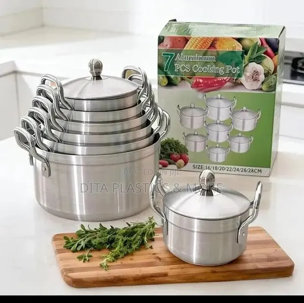 7set Aluminium Cookwares · Photo 1
