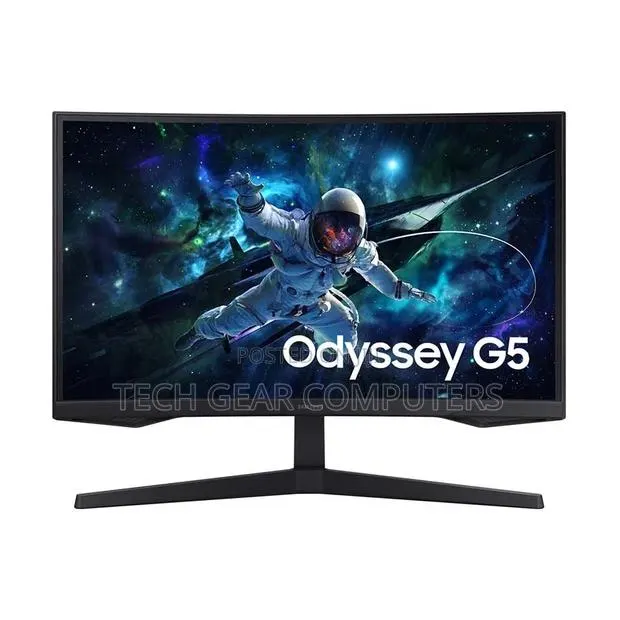 Samsung 27-Inch Odyssey G55c Series QHD 1000r Curved Gaming Monitor, · Photo 1