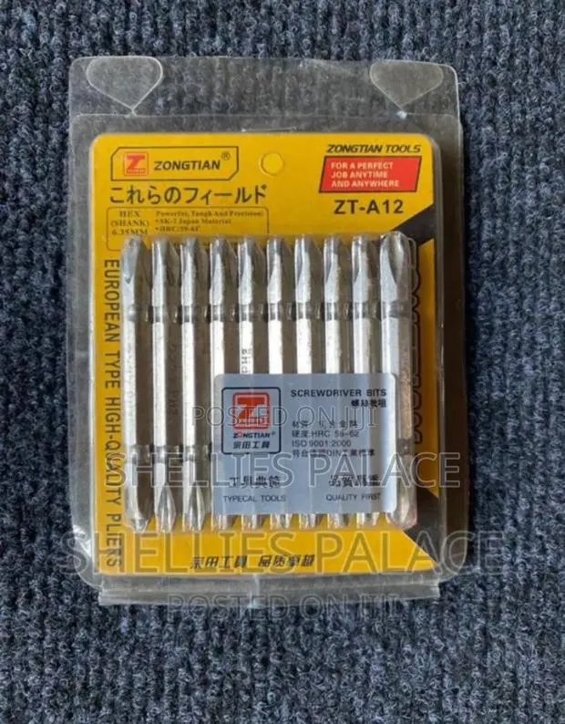 10pcs Screwdriver Bits Grey · Photo 1