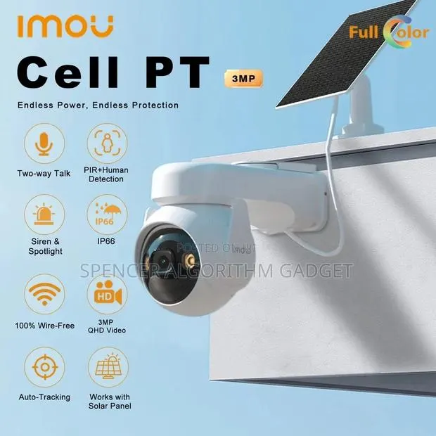 Imou Cell Pt Wifi Wireless Solar Security Camera · Photo 1