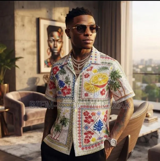 High Quality Turkish Black Men Net Shirts Available in Stock · Photo 1